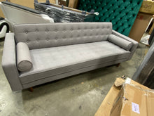 Load image into Gallery viewer, Collins 85&quot; Square Arm Sofa Gray
