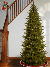 Load image into Gallery viewer, 7.5 ft. Natural Fraser Slim Artificial Christmas Tree with Clear Lights 750 Lights MH41
