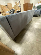 Load image into Gallery viewer, Chi 57.87&quot; Wide Velvet Sofa &amp; Chaise Gray Velvet
