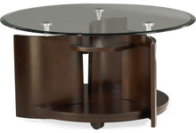 Load image into Gallery viewer, Round Cocktail Table with storage #122-NT
