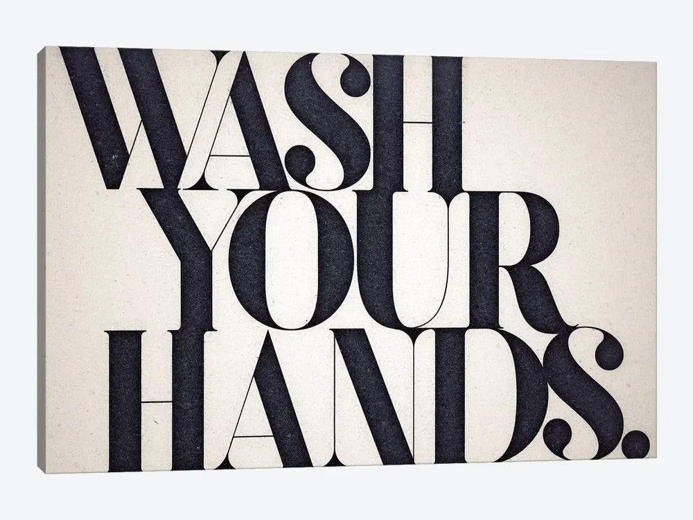 Wash Your Hands - Canvas Print (SB955)