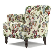 Load image into Gallery viewer, Quinton Armchair - Creamy Ivory Multi Floral with Birds - #104CE
