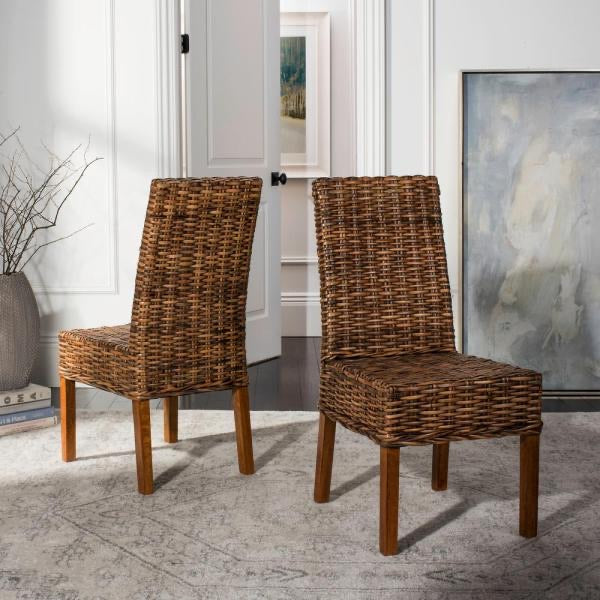 Sanibel Brown Mango Wood Side Chair (Set of 2) - #146CE