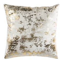 Load image into Gallery viewer, 20&#39;&#39; H x 20&#39;&#39; W Beige/Gold Reynold Throw Pillow HA9709
