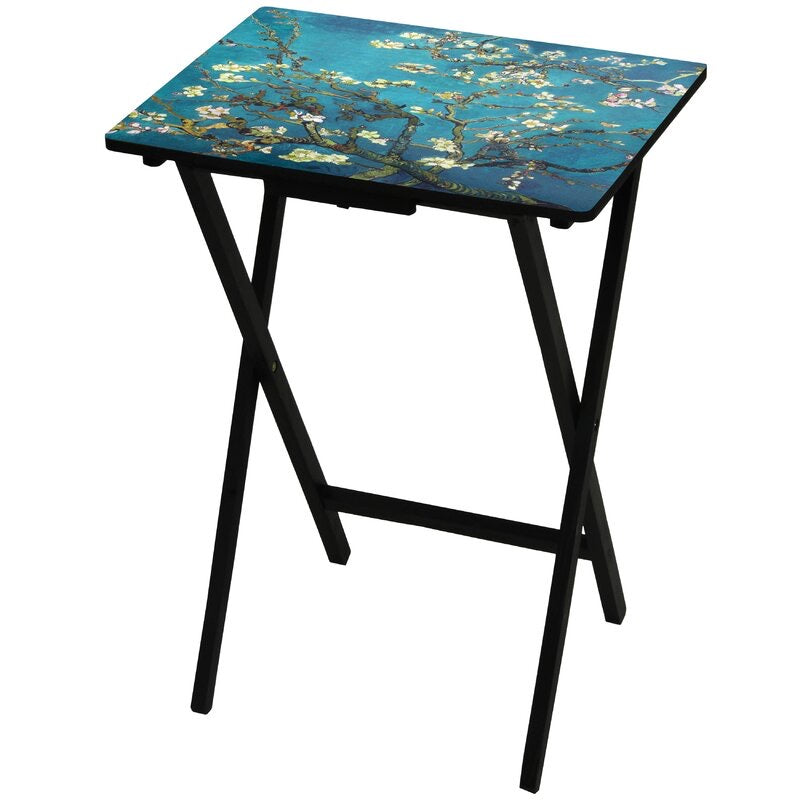Sauter Almond Blossoms TV Trays Set of 2 Blue(322-2 boxes)