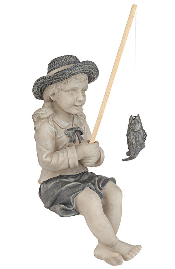 Nellie’s Bog Catch Fisherwoman Statue #84-NT