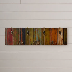 Freida 7 Hook Wall Mounted Coat Rack Multicolor(1318)