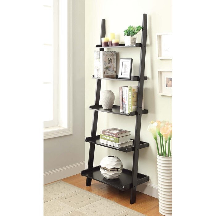 Espresso Gilliard Ladder Bookcase #358HW