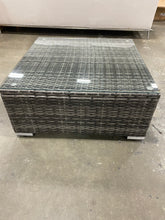 Load image into Gallery viewer, Tw Outdoor Wicker Chair with Ottoman and Glass Table Gray
