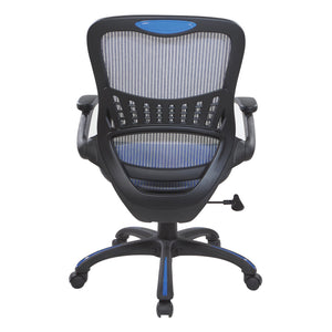 Mesh Seat and Back Manager’s Chair in Blue Mesh (SB464)