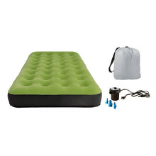 Load image into Gallery viewer, Embark Single High Twin Air Mattress with Pump Green(1188)
