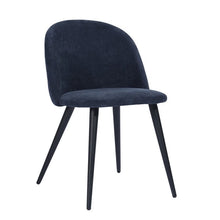 Load image into Gallery viewer, Witherspoon Upholstered Side Chair Dark Blue (Set of 2) #666HW
