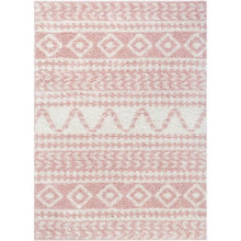 Load image into Gallery viewer, Madison Shag Cossima Moroccan Geometric Pink 5 ft. 3 in. x 7 ft. 3 in. Area Rug(1661RR)
