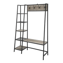 Load image into Gallery viewer, Ada Hall Tree and Shoe Storage Gray Wash(1268)
