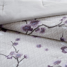 Load image into Gallery viewer, 7 Piece Duvet Cover Set, Purple,  King/California King #676HW
