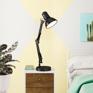 Deschamps 28” Desk Lamp-Black #88-NT