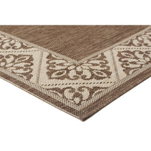 Load image into Gallery viewer, Lachapelle Ikat Flatweave Espresso Indoor/Outdoor Area Rug 7’10” x 10’(2119RR)

