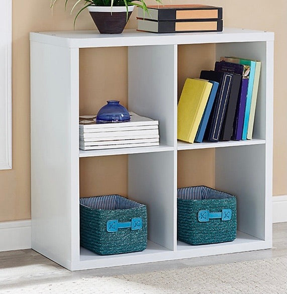 4-Cube Storage Cube Storage Unit White 392CDR