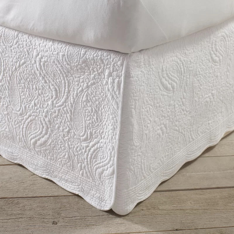 Cliffton Quilted 18” Bed Skirt-Queen #974nd