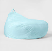 Load image into Gallery viewer, Sensory-friendly water resistant bean bag chair-shoreside blue
