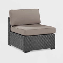 Load image into Gallery viewer, Biscayne Patio Armless Chair Single Brown/Beige Cushion(2074RR)
