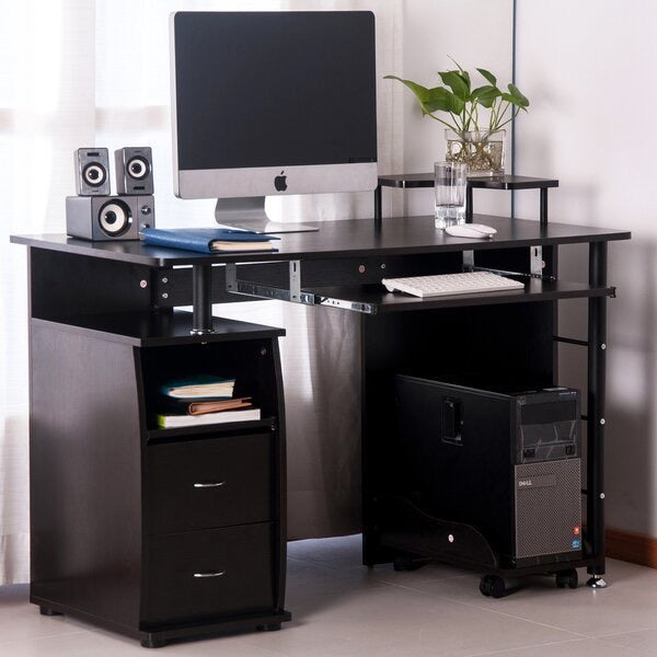Swatzell Desk-Black #4478