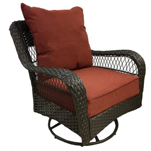 Casa Deep Indoor/Outdoor 2pc Cushion Set Rust Brown(1117)