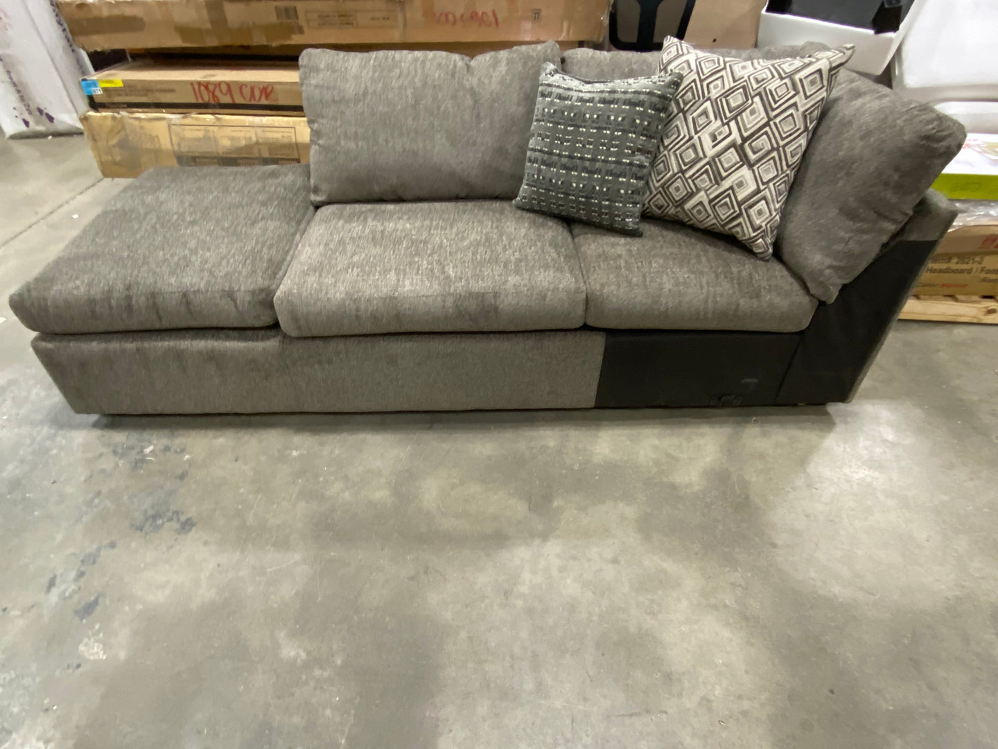 Sofa Sectional Piece ONLY Stone Gray