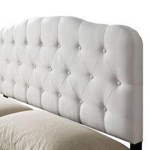 Load image into Gallery viewer, Barksdale Queen Upholstered Panel Headboard Ivory #184HW
