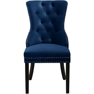 Stonefort Tufted Velvet Upholstered Dining Chair set of 2, #6337