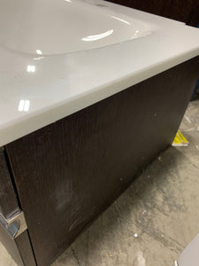 24” wall mounted bathroom vanity *AS IS