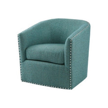 Load image into Gallery viewer, Madison Park Madison Park™ Polyester Swivel Tyler Chair in Teal(1536)
