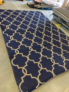 Studio by Brown Jordan Indoor/Outdoor Rug, Tremont Trellis 8’8”x 13’ #8NT