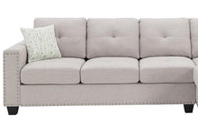 Load image into Gallery viewer, Light Grey Sofa Sectional Piece- *AS IS*
