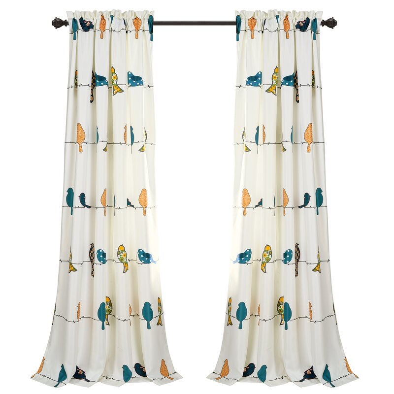 Recio Room Darkening Thermal Rod Pocket Curtain Panels (Set of 2) 327 DC