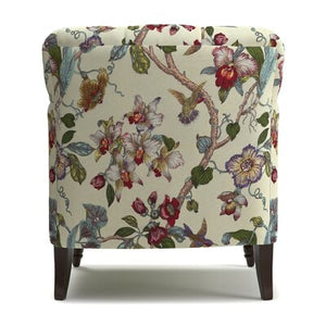 Quinton Armchair - Creamy Ivory Multi Floral with Birds - #104CE
