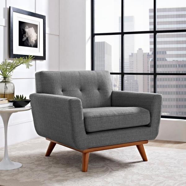 Engage Upholstered Armchair in Gray(905)