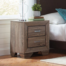 Load image into Gallery viewer, Washed Taupe Mailiah 2 Drawer Nightstand
