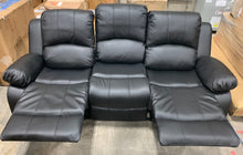 Load image into Gallery viewer, Azariah 82&quot; Wide Faux Leather Pillow Top Arm Reclining Sofa

