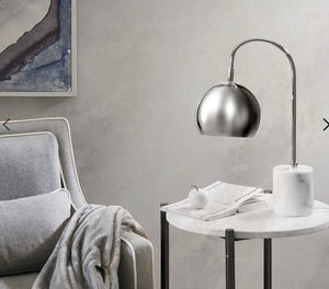 Halsey Table Lamp in Silver #359HW