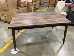 59”L x 35.5” W x 30.5” H Dining Table