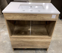 Load image into Gallery viewer, 30 inch Single Bathroom Vanity in Natural Oak 922CDR
