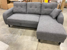 Load image into Gallery viewer, Flenderson 88&quot; Flared Arm Sleeper Sofa Bed Gray

