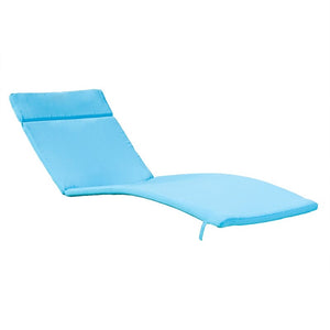 Tallulah Down Indoor/Outdoor Chaise Lounge Cushion Set of 2 Blue(2028RR)