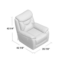 Load image into Gallery viewer, Hurdland Leather Power Recliner Brown
