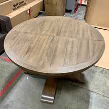 Load image into Gallery viewer, Round Pedestal Dining Table with 18&quot; Leaf
