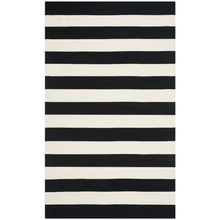 Load image into Gallery viewer, Montauk  Black/Ivory 5 ft. x 8 ft. Area Rug 4399RR
