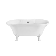Load image into Gallery viewer, Streamline  60&quot; x 32&quot; Clawfoot Soaking Bathtub AS IS(1076)
