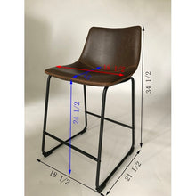 Load image into Gallery viewer, Bamey Bar Stool (Set of 2)#223HW

