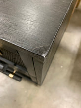 Load image into Gallery viewer, Sophia 2 - Drawer Solid Wood Nightstand Antique Black/Gold  590CDR
